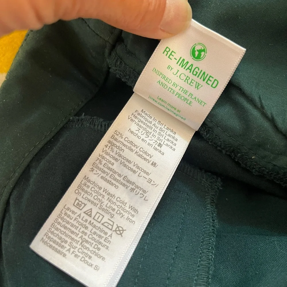 JCrew Kelsey pant - hunter green - size 6 - Picture 7 of 7